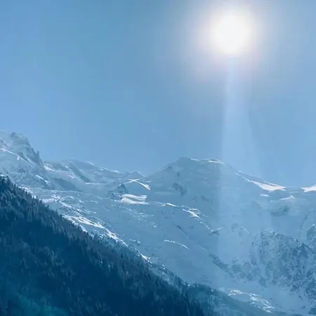 In The Center With A View Of Mont Blanc Apartment