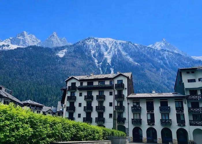 In The Center With A View Of Mont Blanc Apartamento